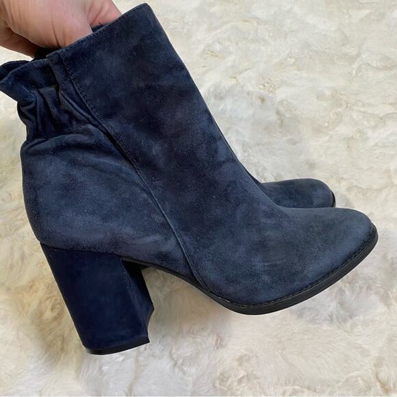 Arturo Chiang Rakel Block Heel Zip Ankle Bootie Women’s 9.5 Gathered Heel Boot - Picture 6 of 15